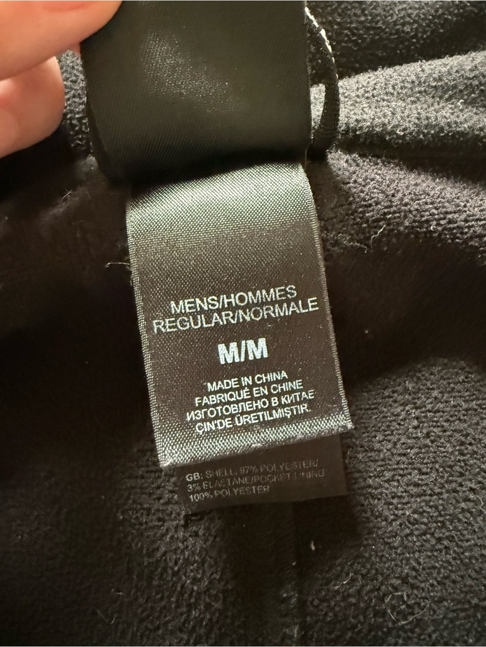 The North Face Full Zip Soft Shell Jacket Black Fleece Lined Men’s Medium - Picture 9 of 15